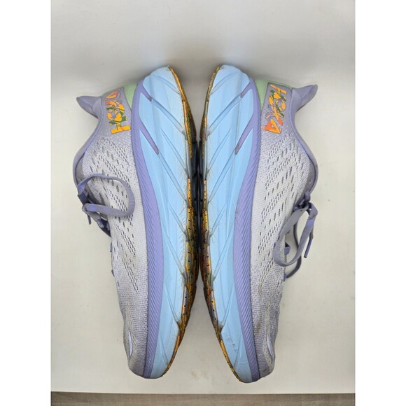Hoka One One Clifton 8 Shoes Women's 10 B Purple Running Athletic Road Sneakers - Picture 6 of 8